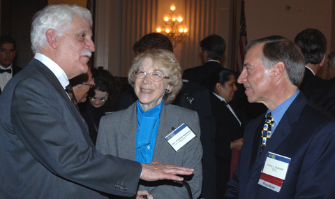 National Inventor of the Year Dr. Raymond Damadian, The Honorable Pauline Newman, Court of Appeals for the Fed. Circuit, and IPO Education Foundation Pres. Harry Gwinnell, Cargill, Inc.