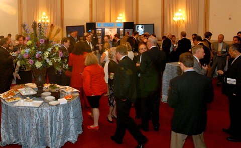 A packed crowd at the 2007 IOY Reception.
